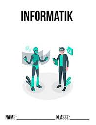 Deckblätter erhöhen ihre wirkung wenn auf ihnen bilder verwendet werden die im zusammenhang mit ihrem berufswunsch stehen. 19 Informatik Deckblatt Ideen Deckblatter Deckblatt Informatik