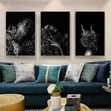 Black And White Canvas Prints From Photos Black White African Woman Art Canvas Painting African Wall Art African Art Paintings Canvas Art Painting