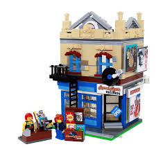 Round Again Record Shop Shop Lego Lego House Lego Modular