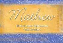 Matthew Name Meaning Yupp Is Our Lil Gift From God Looove Him Names With Meaning Baby Boy Names Names