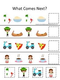 We had a good game. Italy Themed What Comes Next Preschool Educational Learning Game Daycare