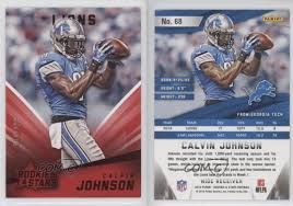 Calvin johnson jr., is a former american football wide receiver who played in the national football league for nine seasons with the detroit. 2015 Panini Rookies Stars Retail Longevity Red 299 Calvin Johnson 68 Hof Ebay