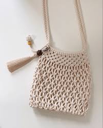Diy Tutorial Macrame Net Bag Macrame Purse Macrame Bag Crochet Bag Pattern