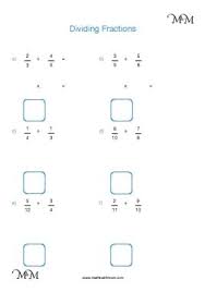 dividing fractions maths with mum