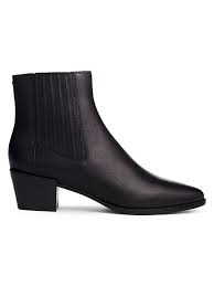 Shop Rag Bone Rover Leather Ankle Boots Saks Fifth Avenue