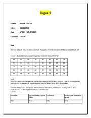 Soal ut ilmu komunikasi isip4215 pengantar statistik sosial disertai dengan kunci jawabannya kami posting untuk anda mahasiswa ut jurusan ilmu komunikasi yang saat ini menempuh pendidikan pada semester 2. Tugas 1 Pengantar Statistik From Novan Fauzan Docx Tugas 1 Nama Novan Fauzan Nim 030416543 Asal Upbjj U2013 Ut Jember Fakultas Fhisip Soal Berikut Course Hero