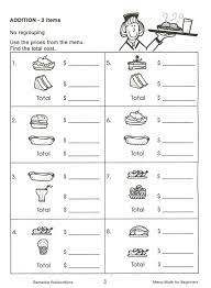 Engage your students with these math worksheets. Real Life Math Menu Math For Beginners 1561750166 Christianbook Com