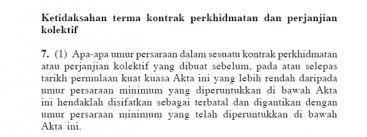 Contoh surat bersara awal swasta. Kuatkuasa Akta Umur Persaraan Minimum 2012 Akta 753 Dulu Lain Sekarang Lain