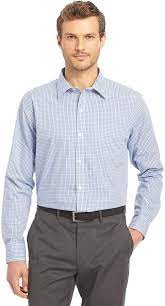 Big Tall Van Heusen Traveler Stretch Classic Fit No Iron Button Down Shirt Mens Vans Shirts Button Down Shirt