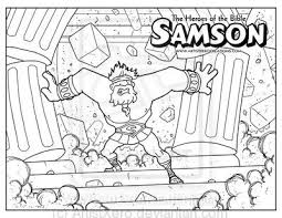 Free printable samson coloring page for kids that you can print out and color. Samson Coloring Page By Artistxero On Deviantart Bible Coloring Bible Coloring Pages Sunday School Coloring Pages