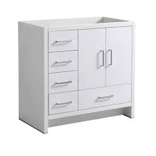 How doers get more done. Fresca Imperia 36 In Modern Bath Vanity Cabinet Only With Left Side Drawers In Glossy White Fcb9436wh L The Home Depot