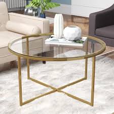 Wasser Cross Legs Coffee Table In 2020 Gold Glass Coffee Table Coffee Table Brass Round Coffee Table
