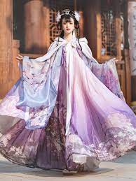 Chinese Traditional Dress Purple 