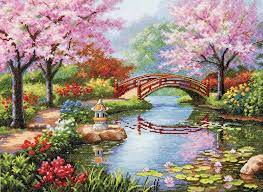 Creating cross stitch patterns from your own pictures is very easy with pic2pat. Here Is Another Amazing Cross Stitch Kit From Dimensions I Love All Of Their Japanese Cross Stitch Landscape Dimensions Cross Stitch Counted Cross Stitch Kits