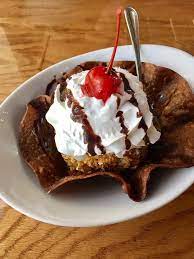Deep Fried Ice Cream Anyone We Are Open And Getting Busy Fast Join Us Fresno 559 207 3994 Or Tulare Chocolate Chip Ice Cream Fried Ice Cream Yummy Food