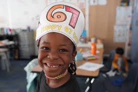 THE SIX-SEVEN TAKEOVER6️⃣7️⃣⏳: With it being the 67th day of school, the  numbers six and seven have been👀spotted all over the district! •  Elementary teachers turned Day 67 into a mathematical opportunity