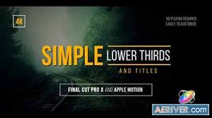 Click the titles icon to browse all titling effects available in final cut pro and select the star titler category: Videohive Simple Lower Thirds And Titles Fcpx 20429481 Free