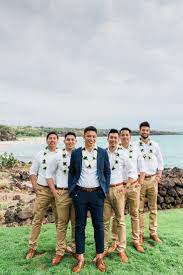 An Intimate Hapuna Prince Beach Hotel Hawaii Wedding The Overwhelmed Bride Wedding Blog Socal Wedding Planner Beach Wedding Groomsmen Beach Wedding Groom Attire Beach Wedding Groom