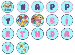 Bubble Guppies Birthday Banner Printable Bubble Guppies Birthday Party Bubble Guppies Birthday Bubble Birthday Parties