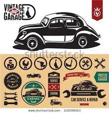 Pin By Lena Grimen On Helpa Icon Mood Board Vintage Car Garage Garage Logo Vintage Cars
