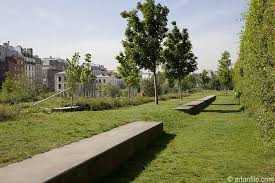 Paris 15 4 Les Jardins D Eole Parc De La Cour Du Maroc Landscape Architecture Landscape Open Space