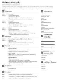 Our computer science resume sample and writing tips will give you the edge you need. Computer Science Cs Resume Example Template Guide