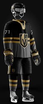 Highly recommend wearing long sleeves below the jersey to prevent any discomfort. Vegas Golden Knights Third Jersey Design Jersey Design Jersey Hockey Jersey
