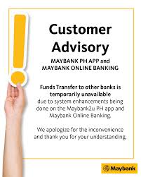 User interface and limitation/charges may differ from one bank to other. Maybank Please Be Advised That Funds Transfer To Other Facebook