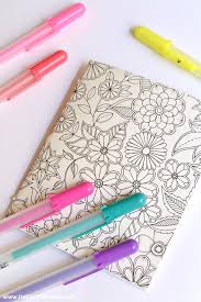 Complex coloring can be truly therapeutic. 10 Easy Ways To Use Coloring Pages Hello Little Home