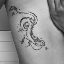 Completely Healed Haku Thanks Opal For These Photos Haku Hakutattoo Spiritedaway Spiritedawa Simplistic Tattoos Spirited Away Tattoo Mini Tattoos