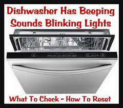 If you pull the power plug it will erase the fault code but will not fix the problem. Dishwasher Has Beeping Sounds Blinking Lights How To Reset
