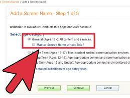 How To Add Screen Name To Aol: 7 Steps (With Pictures) - Wikihow