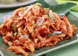 Resep Masakan Ayam Suwir Bumbu Pedas Info Dapur Traditional Food Malaysian Food Indonesian Food