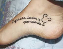See more of disney quotes on facebook. 25 Cute Disney Tattoos That Are Beyond Perfect Stayglam Foot Tattoo Quotes Foot Tattoos Disney Tattoos Quotes