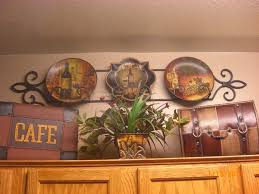 decorating above kitchen cabinets
