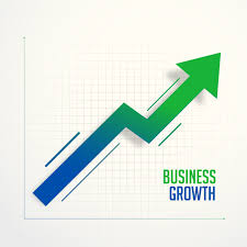 business growth steps chart arrow concept vector free download