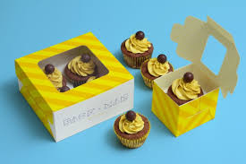 Download Cupcake Boxes Packaging Psd Mockup Free Package Mockups