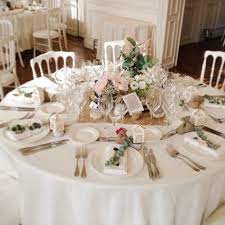 toile de jute pour centre de table deco champetre decoration table ronde mariage table mariage ronde deco mariage table ronde