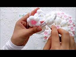 Papatya Lif Yapimi Yagmur Damlasi Orgulerim Youtube Floral Crochet Floral Rings