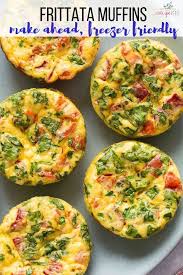 These Mini Frittata Muffins Are An Easy Breakfast Recipe That Is Loaded With Flavour Meal Prep Make Ahead And Frittata Muffins Frittata Recipes Mini Frittata