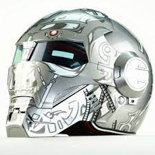 318 0us Abs Terminator Masei Ironman Iron Man Motorcycle Helmet Moto Bike Helmet Personality Special Retro Half Helmet Open Face Helmet Helmet Open Face Hel Helmet I Robot Motorcycle Helmets