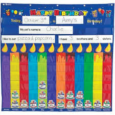 birthday pocket chart classroom birthday birthday charts