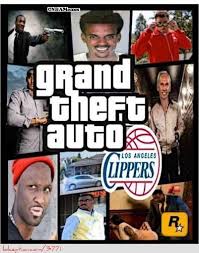 From d33p 40.621 views3 months ago. Gta Clippers Edition Http Weheartchicagobulls Com Nba Funny Meme Gta Clippers Edition Nba Funny Sports Joke Basketball Funny