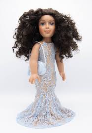 Abito da sposa a sirena. I M A Girly I Abito Da Sirena Celeste I Vestiti Da Bambola