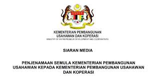 Selamat datang ke portal rasmi. Kementerian Pembangunan Usahawan