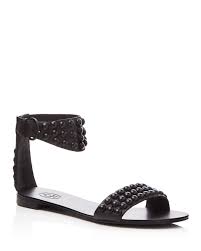 Black Ankle Strap Sandals Flat Ash Monoi Studded Ankle Strap Flat Sandals Ankle Strap Sandals Flat Ankle Strap Flats Flat Sandals