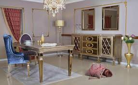 If you are not satisfied with the option art deco dining room table, you can find other solutions on our website. Marsilya Art Deco Classic Dining Room Set Luxury Dining Room Sets