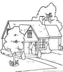 Garden Scene Colouring Pages House Colouring Pages Coloring Pages Halloween Coloring Pages