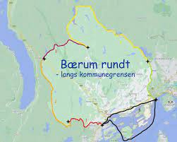 Bærum (ˈbæ̂ːrʉm (listen)) is a municipality in the greater oslo region in norway. Baerum Rundt Langs Kommunegrensen Baerum Turlag
