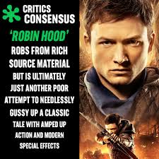 Robin Hood is currently Rotten at 12% with 78 reviews.
